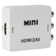 Εικόνα της Converter Powertech HDMI Female to 3x RCA Female Full HD Black CAB-H082