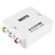 Εικόνα της Converter Powertech HDMI Female to 3x RCA Female Full HD White CAB-H119