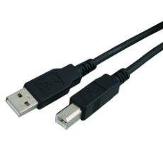 Εικόνα της Καλώδιο Powertech USB-A Male to USB-B Male 3m Black CAB-U050