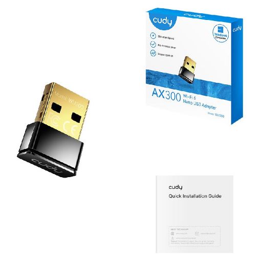Εικόνα της Wireless Nano USB Adapter WU300 Wi-Fi 6 AX300