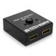 Εικόνα της Switch Powertech Bi-Direction HDMI 2-Port 4K/60Hz Black CAB-H112