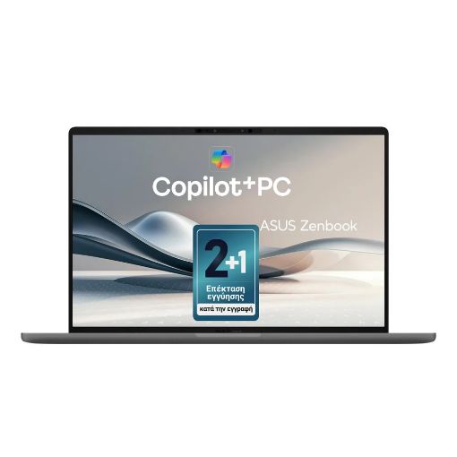 Εικόνα της Laptop Asus Zenbook A14 UX3407RA-OLED-QD010W 14" Snapdragon X Elite X1E 78-100 32GB 1TB SSD Win11 Home Iceland Gray 90NB16G2-M00430