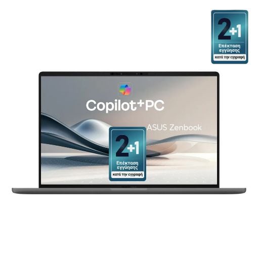Εικόνα της Laptop Asus Zenbook A14 UX3407RA-OLED-QD010W 14" Snapdragon X Elite X1E 78-100 32GB 1TB SSD Win11 Home Iceland Gray 90NB16G2-M00430
