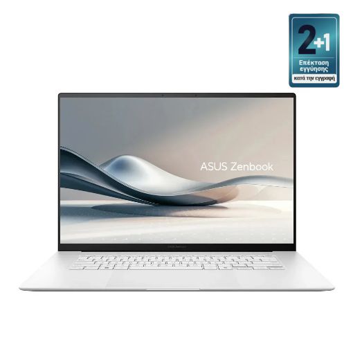 Εικόνα της Laptop Asus Zenbook S 16 OLED UM5606WA-OLED-RJ225X 16" Touch AMD Ryzen AI 9 HX 370(2.00GHz) 32GB 2TB SSD Win11 Pro Scandinavian White 90NB13M4-M00F70