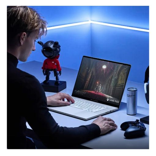 Εικόνα της Laptop Asus ROG Zephyrus G16 GU605MU-QR065W Platinum White 16" Intel Core Ultra 7 155H(900MHz) 16GB 1TB SSD RTX 4050 6GB Win11 Home 90NR0IU2-M002Z0