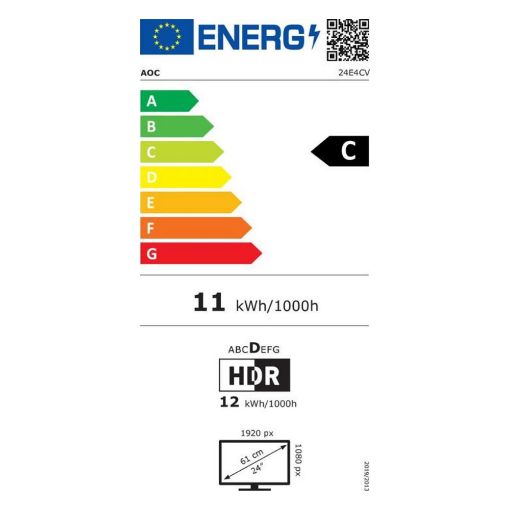 Εικόνα της Οθόνη AOC 24E4CV 23.8" IPS FHD 120Hz