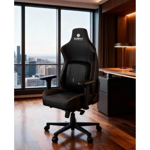 Εικόνα της Gaming Chair Eureka Ergonomic Black ERK-GC08-B-GR