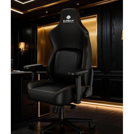 Εικόνα της Gaming Chair Eureka Ergonomic Black ERK-GC08-B-GR