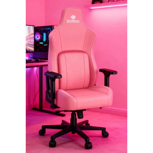 Εικόνα της Gaming Chair Eureka Ergonomic Pink ERK-GC08-PK-GR