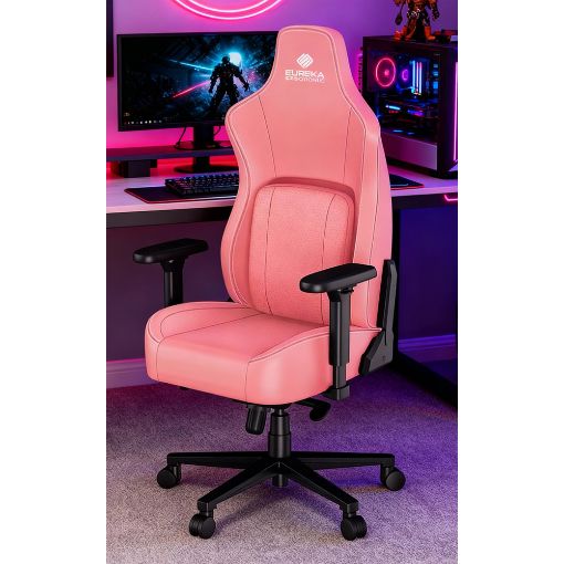 Εικόνα της Gaming Chair Eureka Ergonomic Pink ERK-GC08-PK-GR