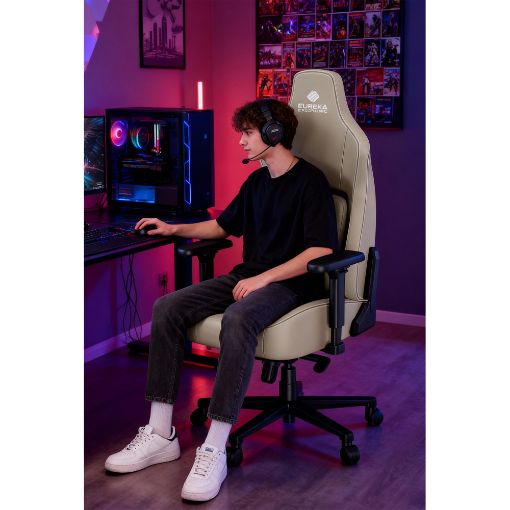 Εικόνα της Gaming Chair Eureka Ergonomic Grey ERK-GC08-GY-GR