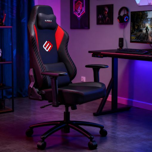Εικόνα της Gaming Chair Eureka Ergonomic Black/Red ERK-GC09-R-GR