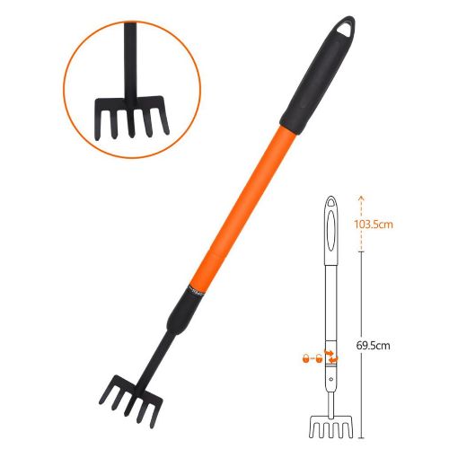 Εικόνα της Τσουγκράνα Κήπου Shind 69,5-103,5cm 94706