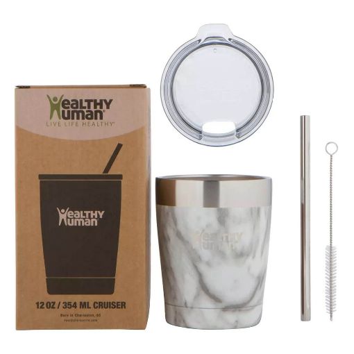 Εικόνα της Ποτήρι Θερμός Healthy Human 354ml Stone White