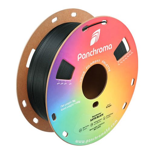 Εικόνα της Polymaker Panchroma Satin PLA Filament 1.75mm Spool of 1Kg Black