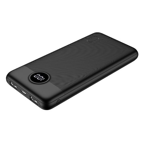 Εικόνα της Power Bank Veger L10S 10000mAh 2x USB-A & USB-C PD 20W Black W1105PD