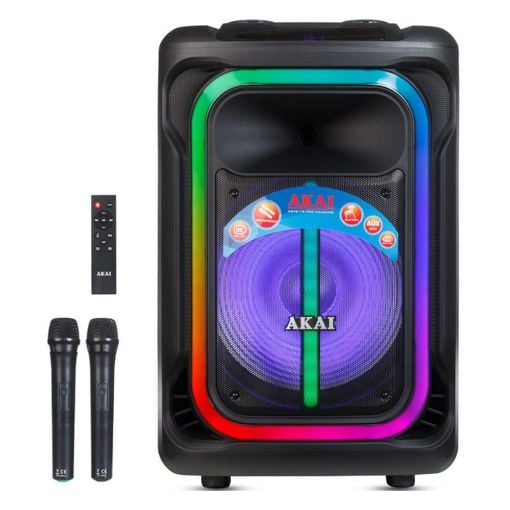 Εικόνα της Ηχείο Akai ABTS-15 Pro Volcano Karaoke Bluetooth 75W Black