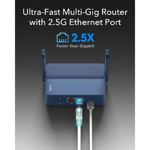 Εικόνα της Travel Router Cudy TR3000 v.1 Dual Band Wi-Fi 6 AX3000