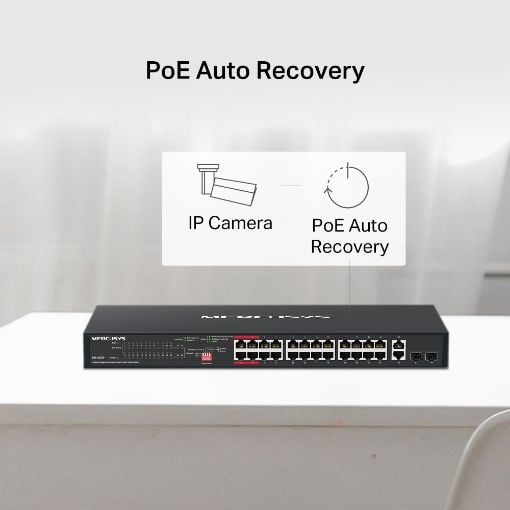 Εικόνα της Switch Mercusys MS128GP 28-Port Gigabit Rackmount PoE+