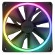 Εικόνα της Case Fan NZXT F140 RGB Duo 140mm Black RF-D14SF-B1