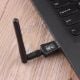 Εικόνα της Wi-Fi USB Adapter Powertech Dual Band AC600 Black PT-1042