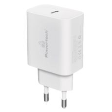 Εικόνα της Φορτιστής Powertech USB-C PD & QC3.0 GaN 30W White PT-1043