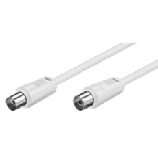Εικόνα της Καλώδιο Κεραίας Powertech M/F 3m White CAB-V016