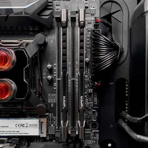 Εικόνα της Ram Patriot Viper Steel 32GB DDR4 3200MHz UDIMM CL16 Grey PVS432G320C6