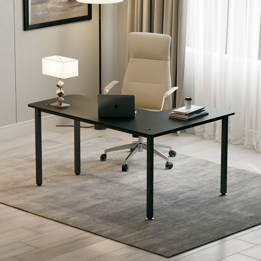 Εικόνα της Gaming Desk Eureka Ergonomic 60" 155x110×76 cm Grey ERK-CD-L01L-60B-V4