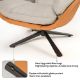 Εικόνα της Πολυθρόνα Eureka Ergonomic LS03 Todd Grey/Orange ERK-LS03-GY