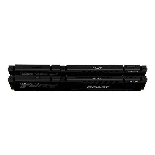Εικόνα της Ram Kingston Fury Beast 64GB (2x32GB) DDR5-6400MHz CL32 Black KF564C32BBEK2-64