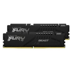 Εικόνα της Ram Kingston Fury Beast 64GB (2x32GB) DDR5-5600MHz CL36 Black KF556C36BBE2K2-64