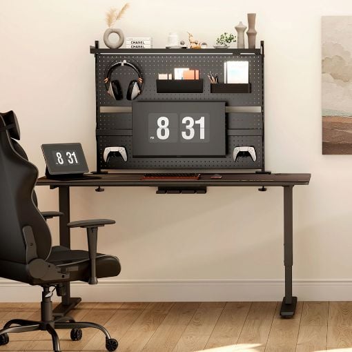 Εικόνα της Επιτοίχια Βάση Περιφερειακών Eureka Ergonomic 109×29×86cm Black ARPB-01B-US