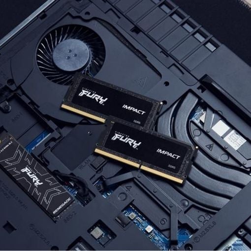 Εικόνα της Ram Kingston Fury Impact 32GB DDR5-5600MHz CL40 Black KF556S40IB-32