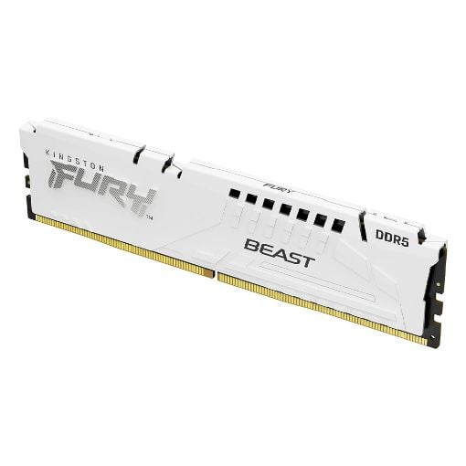 Εικόνα της Ram Kingston Fury Beast 16GB DDR5-5600MHz CL36 White KF556C36BWE-16