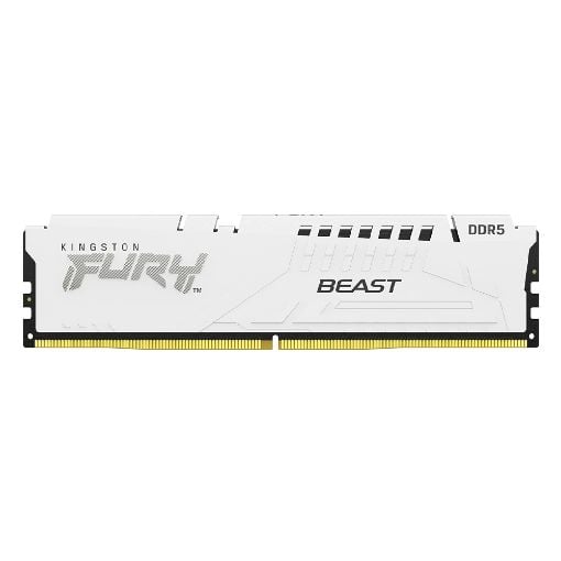 Εικόνα της Ram Kingston Fury Beast 16GB DDR5-5600MHz CL36 White KF556C36BWE-16