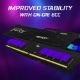 Εικόνα της Ram Kingston Fury Beast 32GB (2x16GB) DDR5-6000MHz CL36 RGB Black KF560C36BBE2AK2-32