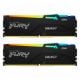 Εικόνα της Ram Kingston Fury Beast 32GB (2x16GB) DDR5-6000MHz CL36 RGB Black KF560C36BBE2AK2-32
