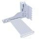 Εικόνα της Lian Li 4 Slots Vertical GPU Kit for ATX/M-ATX & E-ATX with PCIe 5.0 Riser Cable White G89.VG4-5-V4W.00