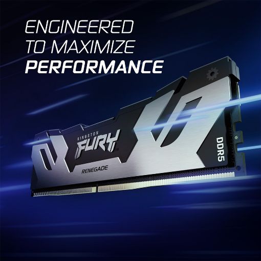 Εικόνα της Ram Kingston Fury Renegade 32GB (2x16GB) DDR5-6400MHz CL32 Black/Silver KF564C32RSK2-32