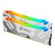 Εικόνα της Ram Kingston Fury Renegade 32GB (2x16GB) DDR5-7200MHz CL38 RGB Silver/White KF572C38RWAK2-32