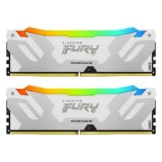 Εικόνα της Ram Kingston Fury Renegade 32GB (2x16GB) DDR5-7200MHz CL38 RGB Silver/White KF572C38RWAK2-32
