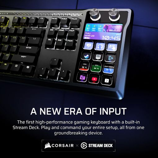 Εικόνα της Πληκτρολόγιο Corsair Galleon 100 SD RGB MLX Pulse Switches (US) Black CH-912A31I-NA