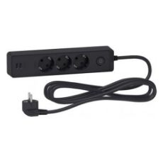 Εικόνα της Πολύπριζο APC Unica 3 Θέσεων με 2x USB-A 3m Anthracite ST943U1WA