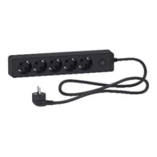 Εικόνα της Πολύπριζο APC Unica 5 Θέσεων 1.5m Anthracite ST9451B