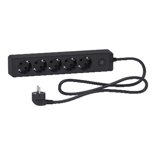 Εικόνα της Πολύπριζο APC Unica 5 Θέσεων 1.5m Anthracite ST9451B