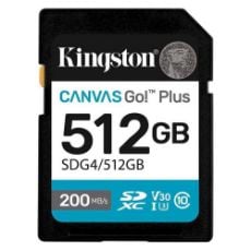 Εικόνα της Κάρτα Μνήμης SDXC Kingston Canvas Go! Plus Class 10 512GB SDG4/512GB