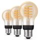 Εικόνα της Smart Lamp Philips Hue E27 A60 550lm 7W Tunable White (3-pack) 929002477504