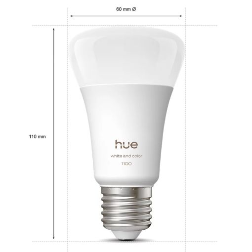 Εικόνα της Smart Lamp Philips Hue E27 A60 1100lm 8.1W RGB & Tunable White (2-pack) 929003853502