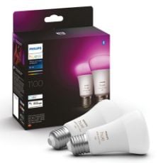 Εικόνα της Smart Lamp Philips Hue E27 A60 1100lm 8.1W RGB & Tunable White (2-pack) 929003853502